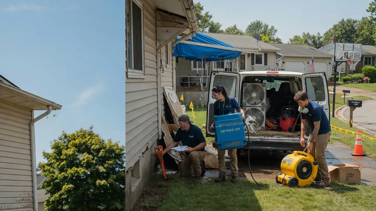 Ceiling Leak Cleanup in Shorewood, IL near me