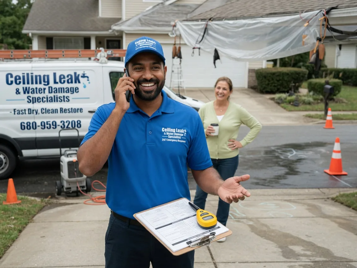Ceiling Leak Cleanup Shorewood, IL FAQs